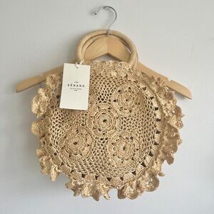 Sézane Natural Crochet Tote